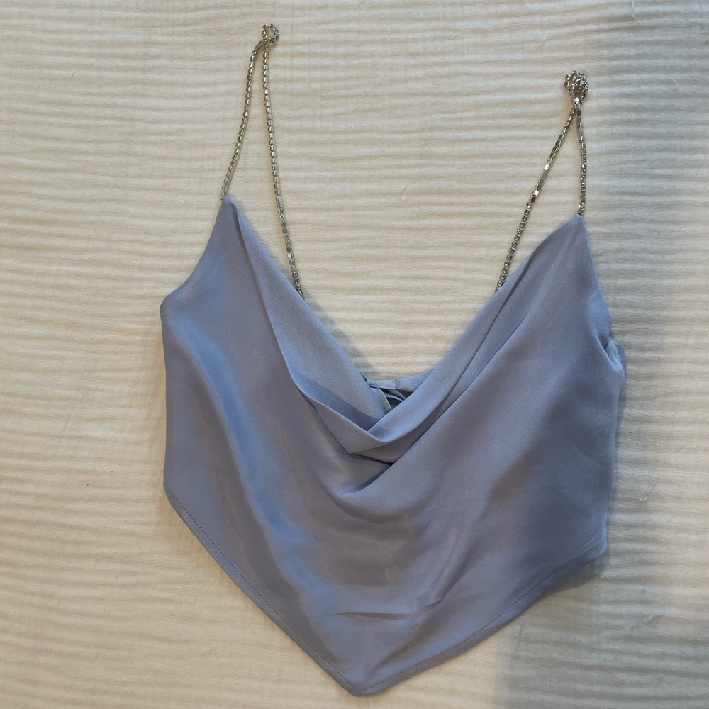 Satin Cowl Neckline top